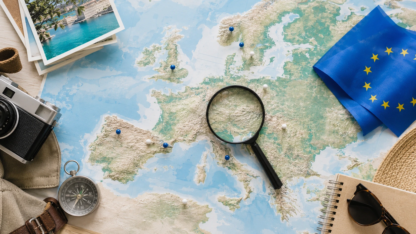 Planowanie wyjazdu z mapą, kontekst wyboru ubezpieczenia podróży